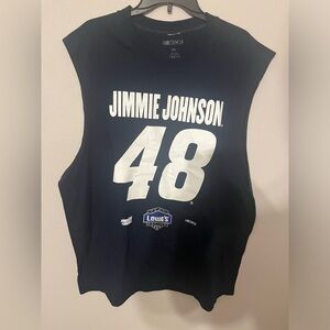 Men’s 2XL NASCAR Jimmie Johnson Sleeveless Lightweight Athleisure  Shirt